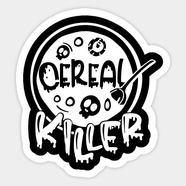 Cereal Killer - Parody Sticker by AbundanceSeed